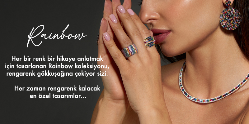 Roberto Bravo Gümüş Rainbow Koleksiyon Ürünleri